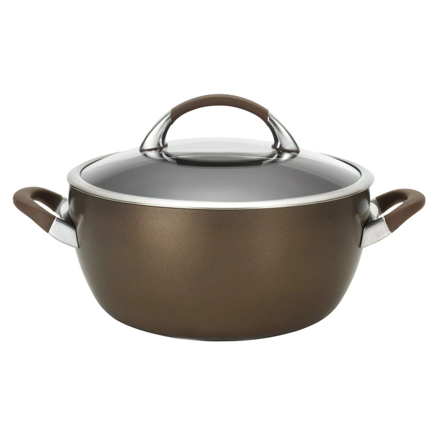 Circulon 5.5-Quart Covered Casserole, Brown 1 Circulon 5.5-Quart Covered Casserole, Brown