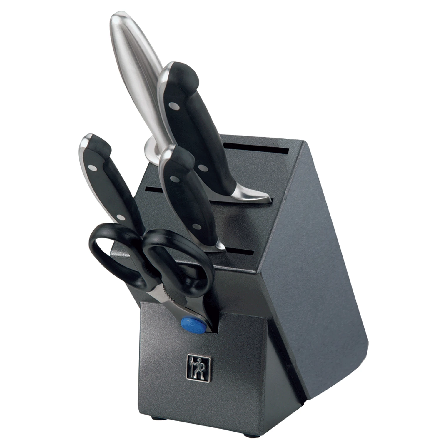 J.A. Henckels International Forged Synergy 6-Piece Knife Block Set 1 J.A. Henckels International Forged Synergy 6-Piece Knife Block Set