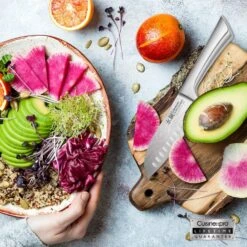 Cuisine::pro Damashiro Santoku Knife 14Cm -COOKWARE Store 9134I3Fy eL. AC SL1500