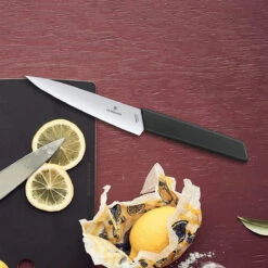 Victorinox Chef's, Swiss Modern, 6" Blade, Black -COOKWARE Store 913nk3B51lS. AC SL1500