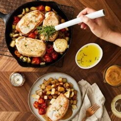 Chef'n HerbWand Basting Brush With Ceramic Tray, 2 In 1, White/Green 16 Chef'n HerbWand Basting Brush With Ceramic Tray, 2 In 1, White/Green -COOKWARE Store 918R1yPfn4S. AC SL1500