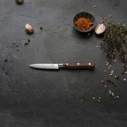 Victorinox Grand Maitre Forged, 4" Kitchen Straight Blade, Wood -COOKWARE Store 919RAoJkELL. AC SL1500