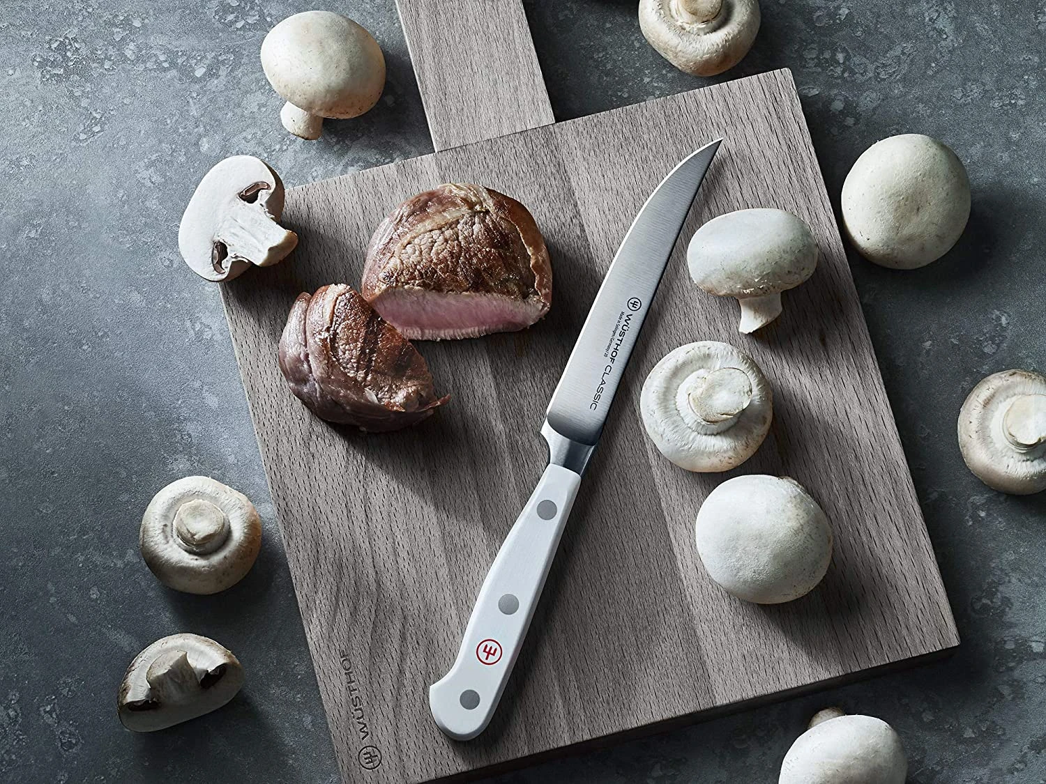 Wusthof Classic 4 1/2" Steak Knife - White 5 Wusthof Classic 4 1/2" Steak Knife - White - Image 5