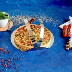 CRISTEL Extras Collection 11" Quick Turn Out Flan Tin, 18-10 Stainless Steel -COOKWARE Store 91ic2eREDoL. AC SL1500