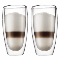 Bodum Pavina 15-Ounce Double-Wall Glass, Set Of 2