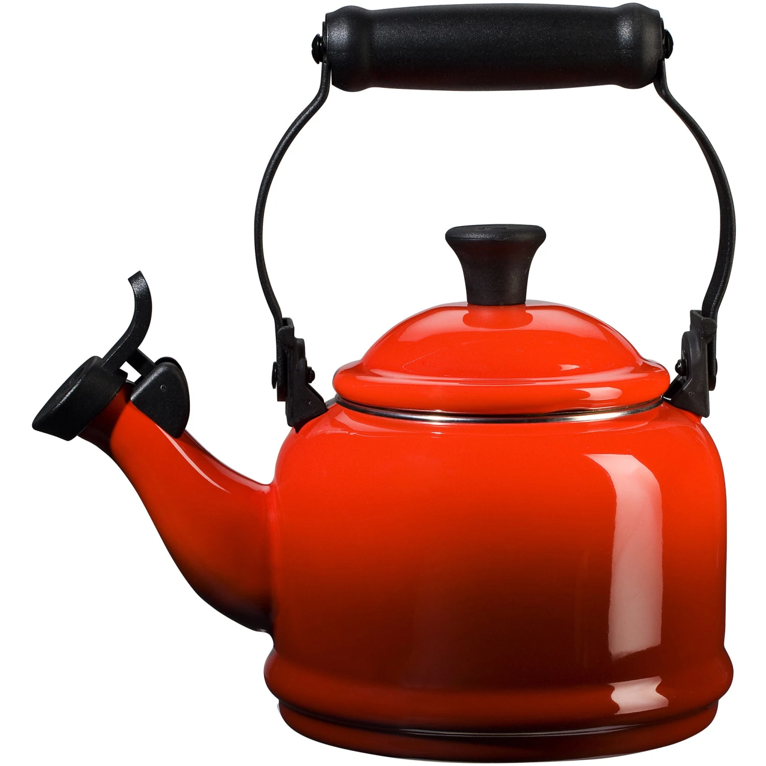 Le Creuset 1.25-Quart Demi Kettle - Cerise 1 Le Creuset 1.25-Quart Demi Kettle - Cerise