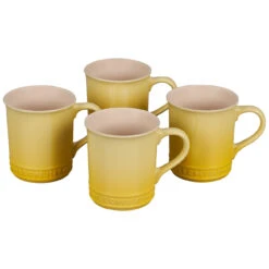 Le Creuset 14 Oz. Set Of 4 Mugs - Soleil
