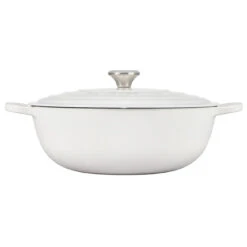 Le Creuset 7.5 QT. Signature Chef's Oven - White -COOKWARE Store RS16386 LS2514 3216SS 2 lpr