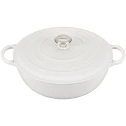 Le Creuset 7.5 QT. Signature Chef's Oven - White