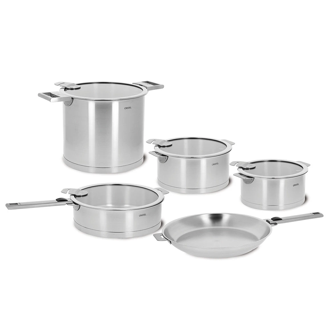 Cristel Strate 13-Piece Stainless Steel Cookware Set 1 Cristel Strate 13-Piece Stainless Steel Cookware Set