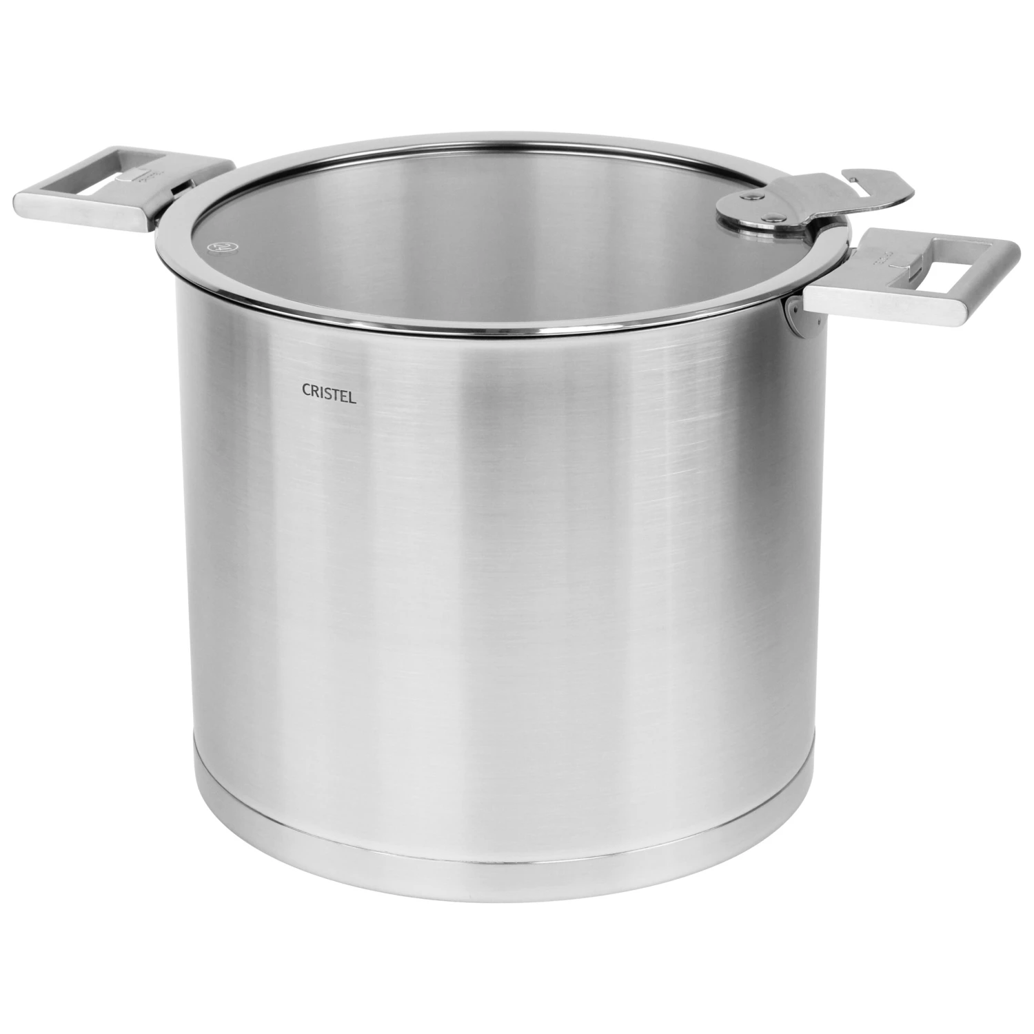 Cristel Strate Detachable Handle 7.5-Quart Stockpot With Flat Glass Lid 2 Cristel Strate Detachable Handle 7.5-Quart Stockpot With Flat Glass Lid - Image 2