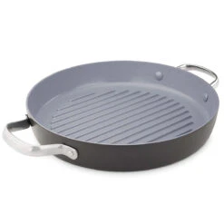 GREEN PAN VALENCIA PRO CERAMIC NONSTICK 11" ROUND GRILL PAN