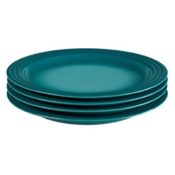 Le Creuset 10.5" Set Of (4) 10.5" Dinner Plates - Caribbean
