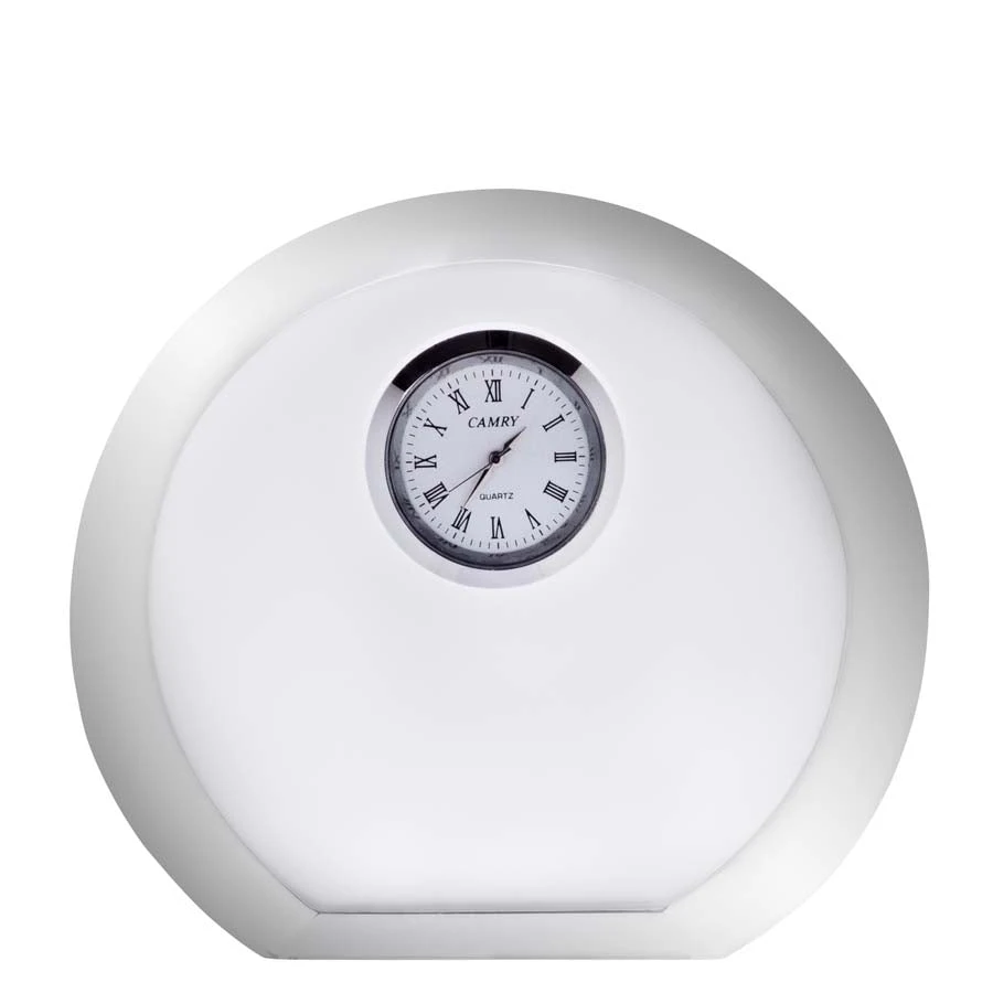 Orrefors Vision Round Desk Clock 1 Orrefors Vision Round Desk Clock