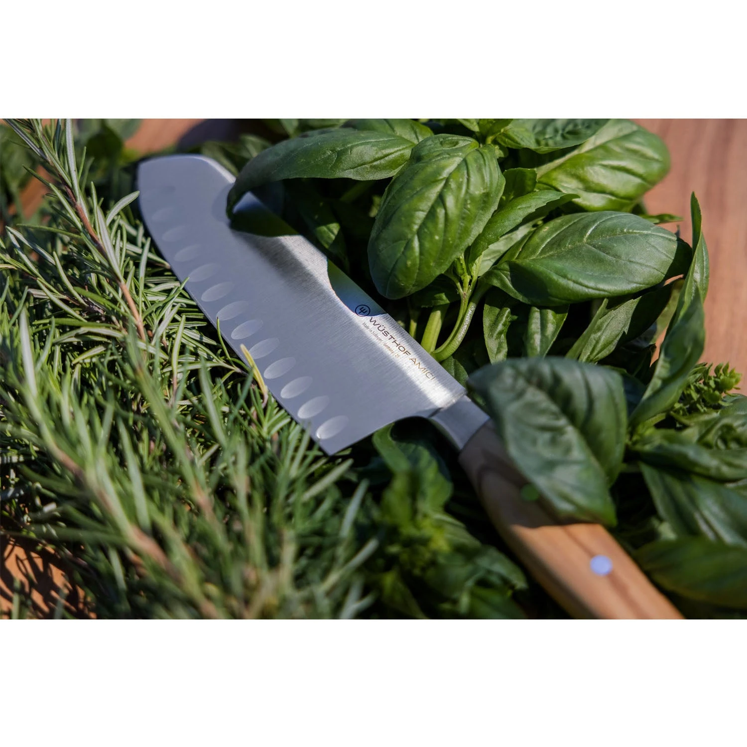 Wusthof Amici 7" Hollow Edge Santoku Knife 2 Wusthof Amici 7" Hollow Edge Santoku Knife - Image 2