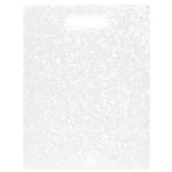 Dexas Classic Jelli Cutting Board With Handle, 8.5" X 11", White Granite Pattern