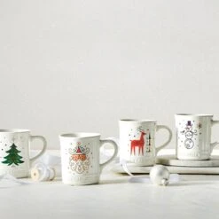 Le Creuset Noel Collection: 14 Oz. Reindeer Mug - White W/ Applique 8 Le Creuset Noel Collection: 14 Oz. Reindeer Mug - White W/ Applique -COOKWARE Store n4 e9e583b1 2999 4b1e a61d 66b0457bd201