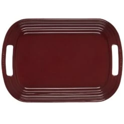 Le Creuset Stoneware Large Serving Platter, 16.25", Rhone