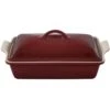 Le Creuset Stoneware Heritage Covered Rectangular Casserole, 4 Qt., Rhone